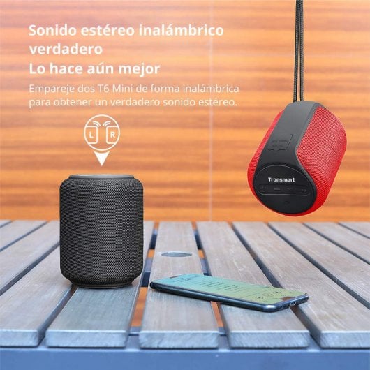 Tronsmart Element T6 Mini Altavoz Bluetooth 15W Rojo