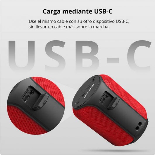 Tronsmart Element T6 Mini Altavoz Bluetooth 15W Rojo