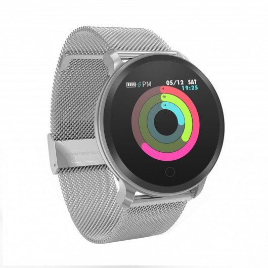 Fierro Trana Smartwatch Anillos Dinámicos Plata