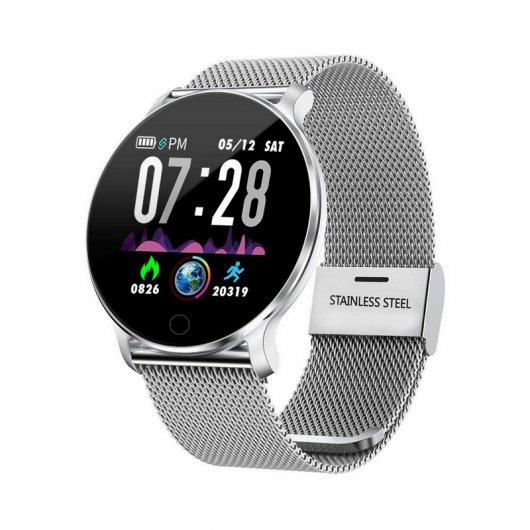 Fierro Trana Smartwatch Anillos Dinámicos Plata