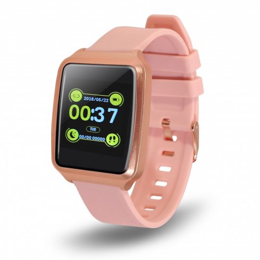 Fierro Scutum Smartwatch con Control de Sueño Rosa
