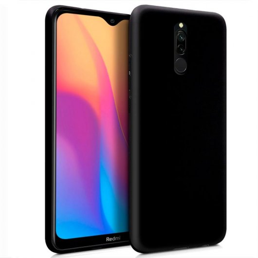 Cool Funda Silicona Negra para Xiaomi Redmi 8/8A