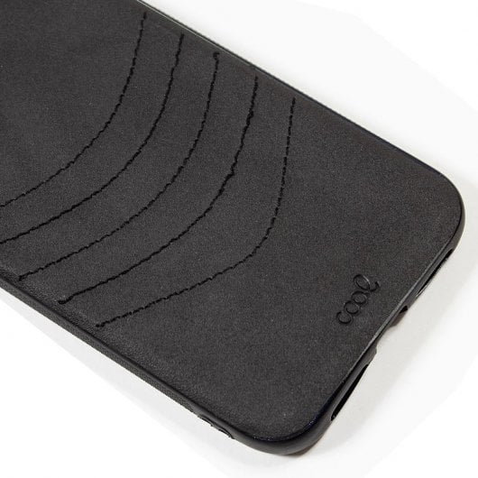 Cool Carcasa Leather Bordado Negro para iPhone 11 Pro Max
