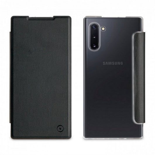 Muvit Funda Libro Negra para Samsung Galaxy Note 10