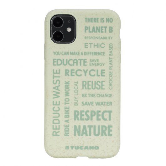Tucano Funda Bio Verde para iPhone 11