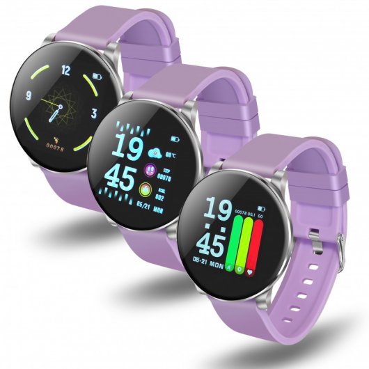 Fierro Elegance Smartwatch 3 Ejes Rosa