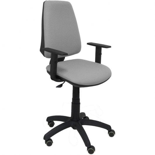 Piqueras y Crespo Elche CP Bali Silla de Oficina Brazos Regulables Ruedas Parquet Gris Claro