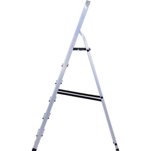 HomCom B72-009 Escalera Aluminio Plateado 188x109x48cm