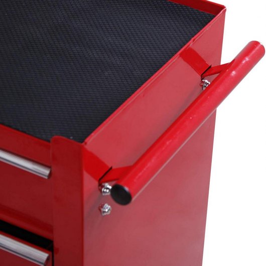 HomCom E2-0004 Carro de Herramientas Rojo