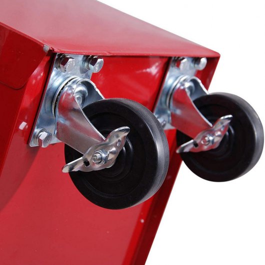 HomCom E2-0004 Carro de Herramientas Rojo
