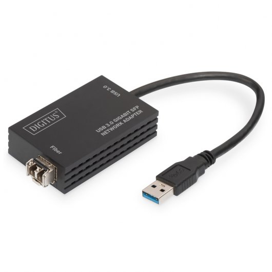Digitus Adaptador de Red USB 3.0 a Gigabit SFP