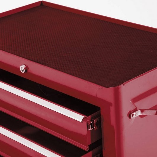 HomCom B20-004RD Carro de Herramientas Acero Rojo