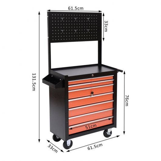 HomCom B20-001 Carro de Herramientas/Taller Móvil 