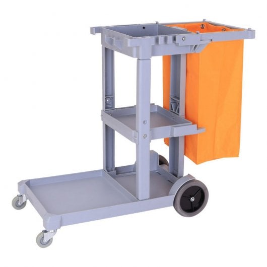 HomCom 720-004 Carro de Limpieza con Bolsa 100L