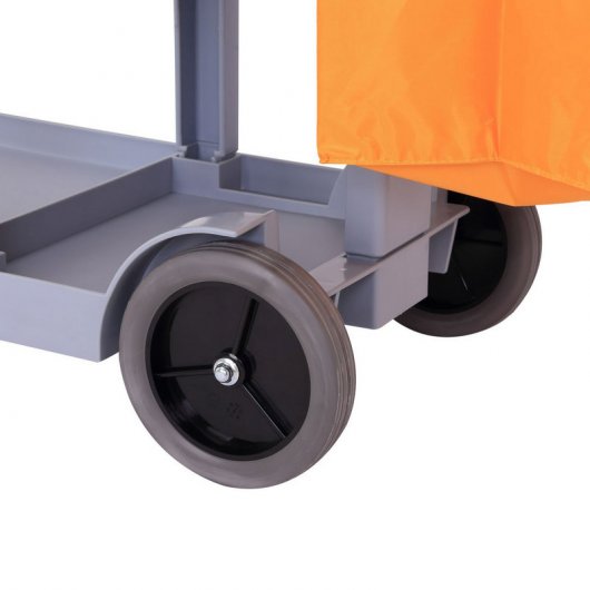 HomCom 720-004 Carro de Limpieza con Bolsa 100L