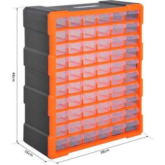 Durhand B40-018 Organizador de Herramientas 60 Cajones