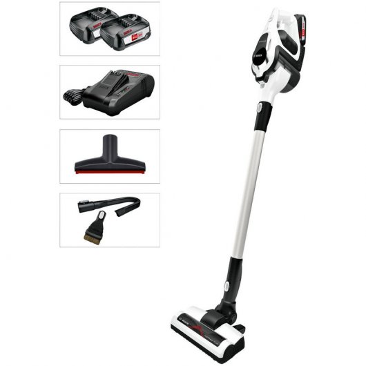 Bosch BBS1224NC Aspiradora Escoba sin Cable 18V Blanca