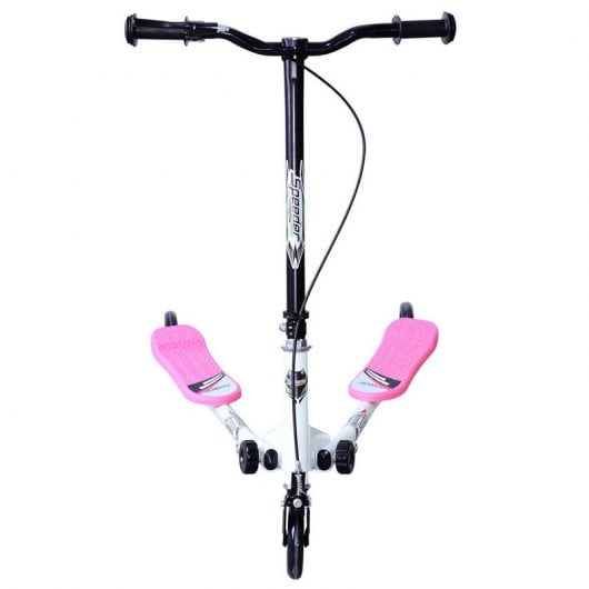 HomCom B4-0054 Patinete Scooter 3 Ruedas Rosa
