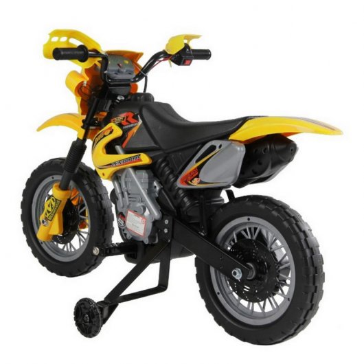 HomCom 370-012 Moto Eléctica Infantil 6V Amarilla