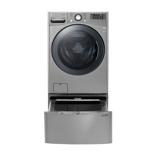 LG Twin Wash TWOV17V Lavadora de Doble Tambor 17Kg + 3.5Kg A++ Acero Inoxidable