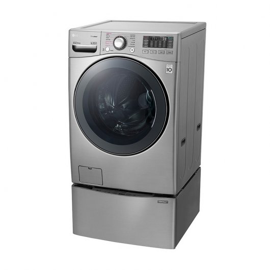 LG Twin Wash TWOV17V Lavadora de Doble Tambor 17Kg + 3.5Kg A++ Acero Inoxidable