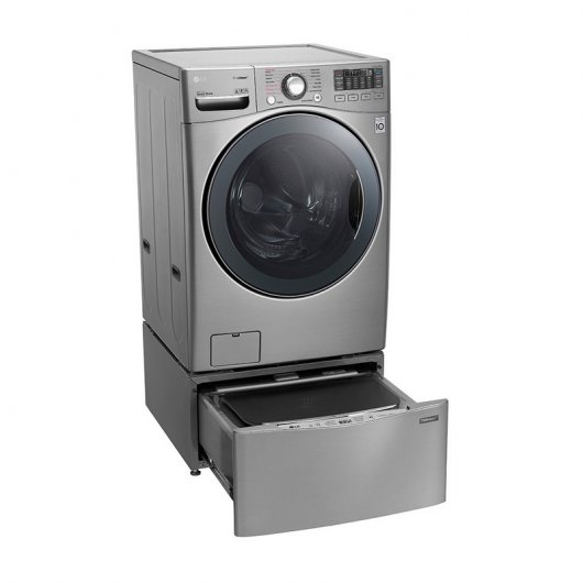 LG Twin Wash TWOV17V Lavadora de Doble Tambor 17Kg + 3.5Kg A++ Acero Inoxidable