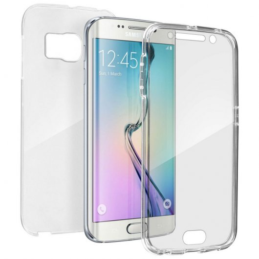 Avizar Funda Doble Transparente para Samsung Galaxy S6 Edge