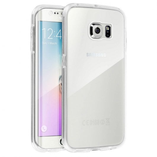 Avizar Funda Doble Transparente para Samsung Galaxy S6 Edge