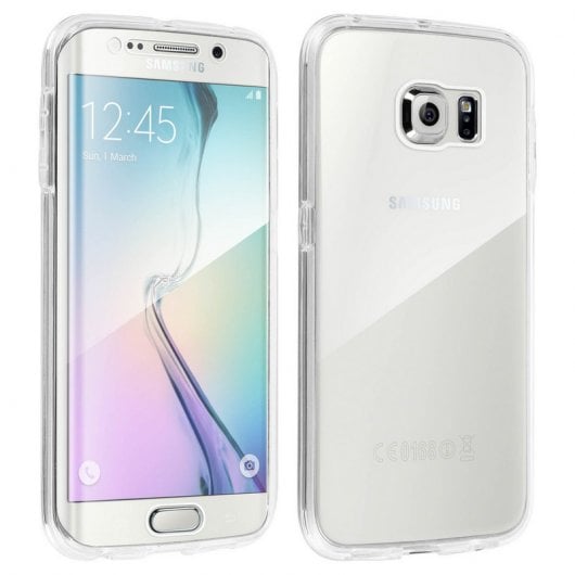 Avizar Funda Doble Transparente para Samsung Galaxy S6 Edge