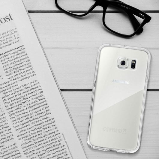 Avizar Funda Doble Transparente para Samsung Galaxy S6 Edge