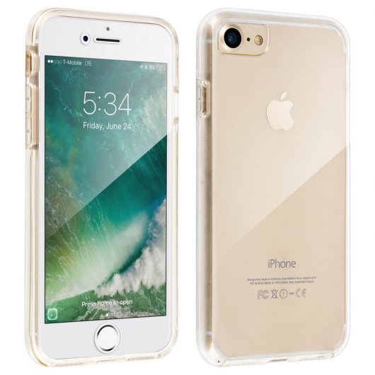 Avizar Capa Dupla Transparente para iPhone 7 / 8