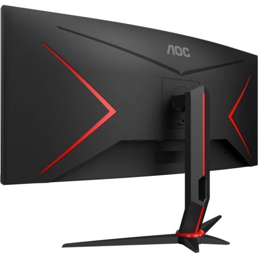 AOC G2 CU34G2X/BK Monitor PC 86,4 cm (34") 3440 x 1440 Pixel Quad HD LED Nero, Rosso