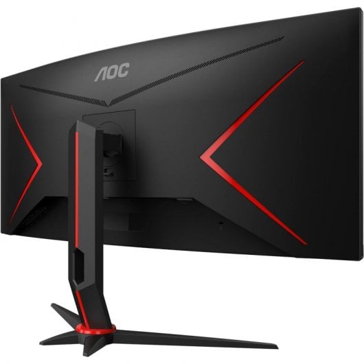 AOC G2 CU34G2X/BK Monitor PC 86,4 cm (34") 3440 x 1440 Pixel Quad HD LED Nero, Rosso