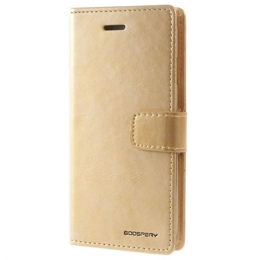 Mercury Goospery Funda Billetera Dorada para iPhone 7/8