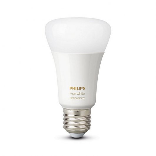 Philips Hue White Ambiance Pack Lâmpada LED Inteligente E27 9W + Tomada Inteligente