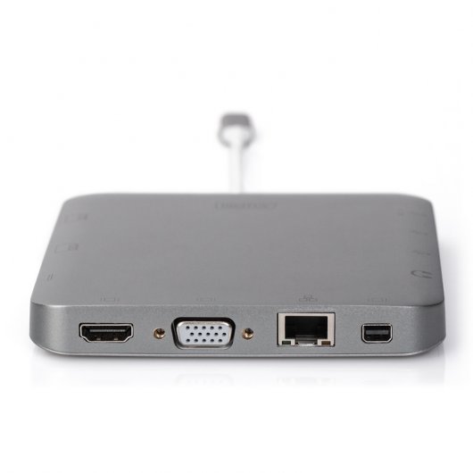 Digitus Dock Station USB-C 11x Puertos Gris