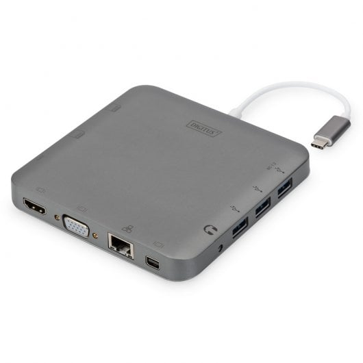 Digitus Dock Station USB-C 11x Puertos Gris