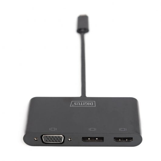 Digitus Adattatore USB-C™ 3in1 triplo per monitor (HDMI, DP, VGA)