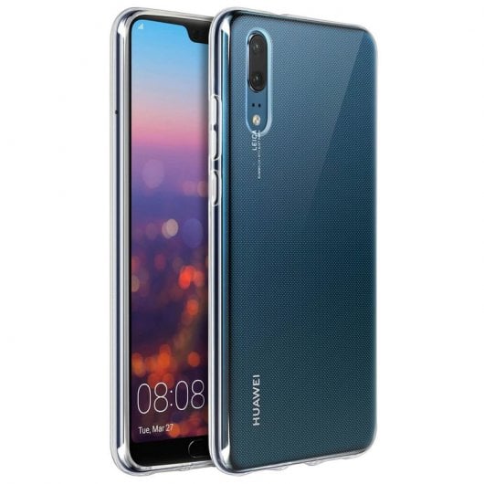 Avizar Funda Protectora de Silicona Transparente Ultrafina para Huawei P20