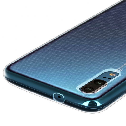 Avizar Funda Protectora de Silicona Transparente Ultrafina para Huawei P20