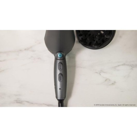 Ionen Föhn Cecotec Bamba IoniCare 5200 Aura Black 2300W 3 Temperaturstufen 2 Geschwindigkeiten Diffusor Schwarz