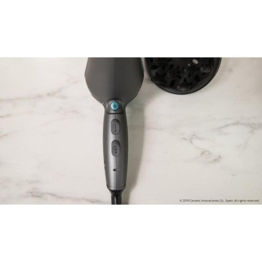 Secador Cecotec Bamba IoniCare 5200 Aura Black 2300W Íon Real Difusor