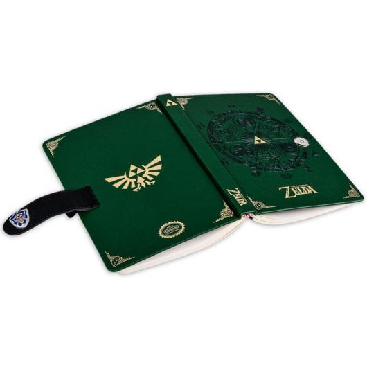 Carnet Pyramide A5 Legend of Zelda Vert Relié