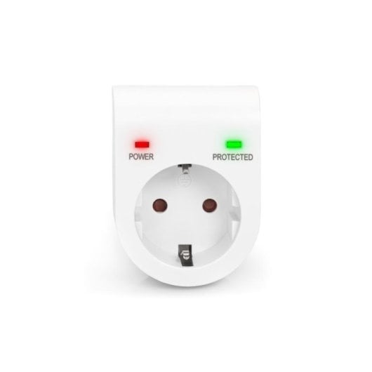Steckdosenleiste Digitus Überspannungsschutzadapter 1 Steckplatz mit Schutz LED-Anzeige