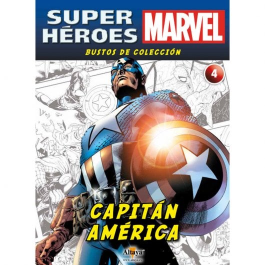 Planeta de Agostini Marvel Busto Capitão América