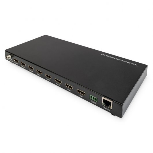 Digitus Concentrador Matriz HDMI 4K Negro