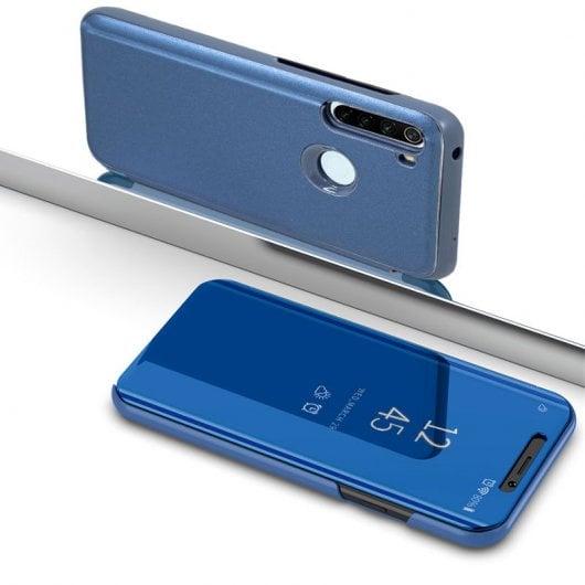 Cool Funda Flip Cover Clear View Azul para Xiaomi Redmi Note 8T
