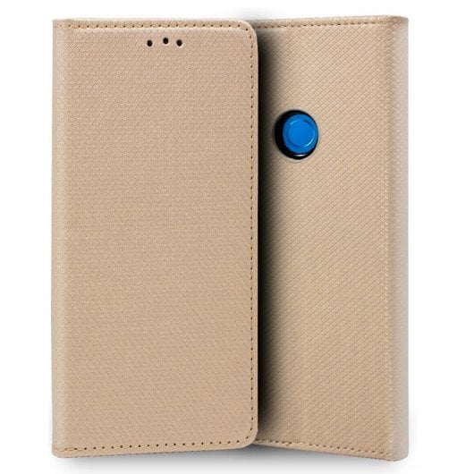 Cool Funda Flip Cover Liso Beige para Huawei P Smart Z