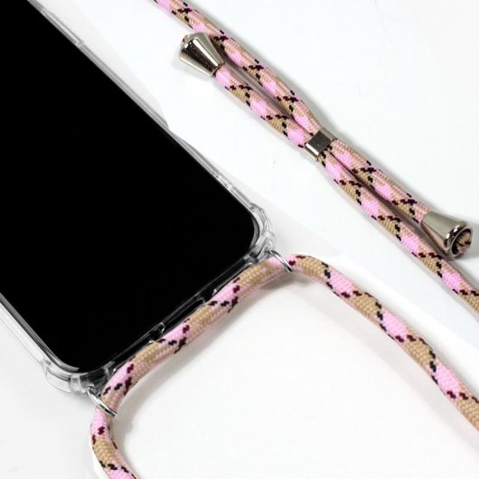 Cool Funda con Cordón Rosa para iPhone 7/8