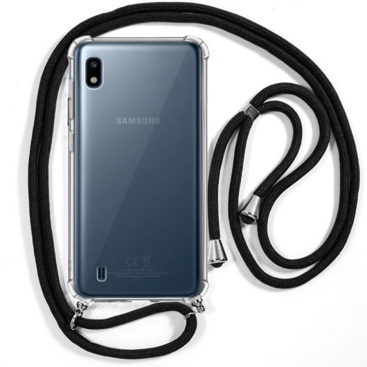 Cool Funda con Cordón Negro para Samsung Galaxy A10